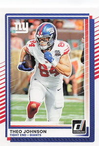 2025 Donruss Football Theo Johnson #211