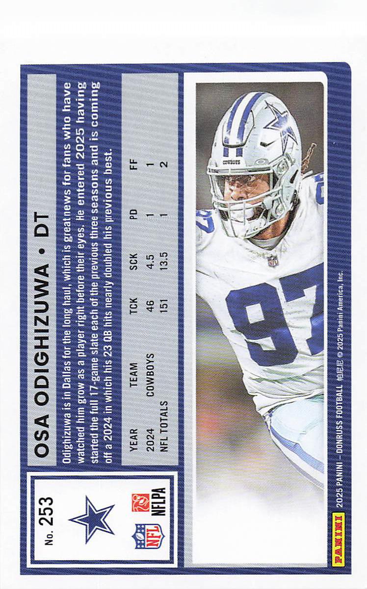 2025 Donruss Football Osa Odighizuwa #253