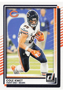 2025 Donruss Football Cole Kmet #92