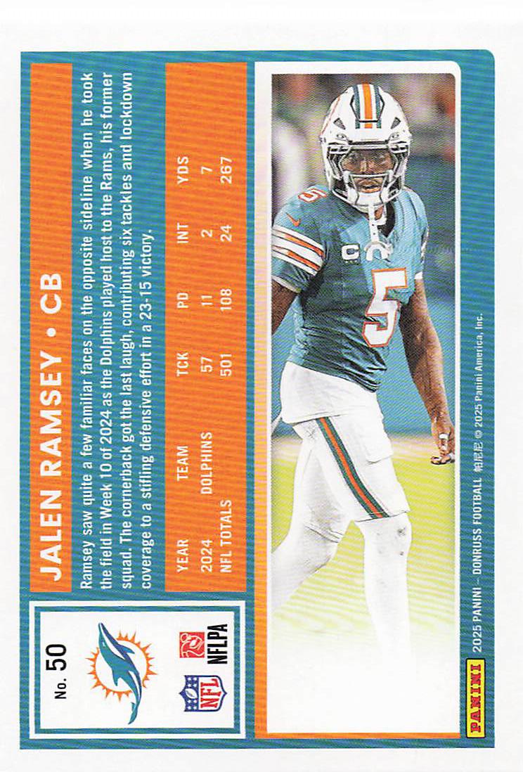 2025 Donruss Football Jalen Ramsey #50
