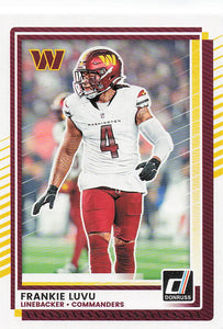 2025 Donruss Football Frankie Luvu #262