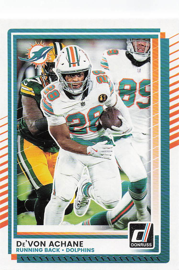 2025 Donruss Football De’Von Achane #110