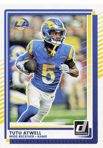 2025 Donruss Football Tutu Atwell #192