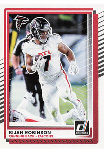2025 Donruss Football Bijan Robinson #160