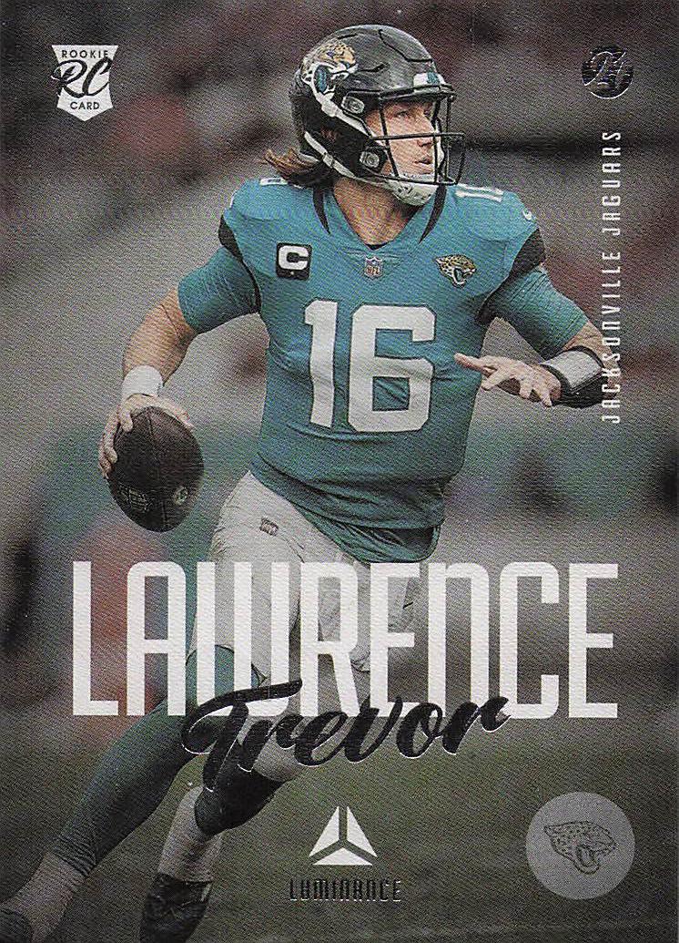 2021 Panini Chronicles Football Luminance Update Rookies Trevor Lawrence #201