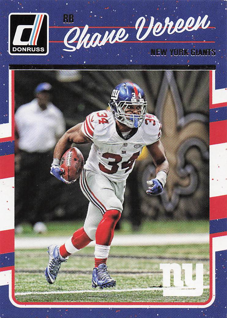 2016 Donruss Football Shane Vereen #204