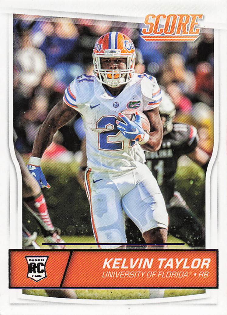 2016 Score Football Kelvin Taylor #357 Rookie