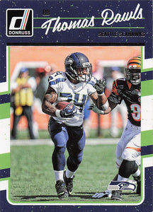 2016 Donruss Seattle Seahawks Football Thomas Rawls #264