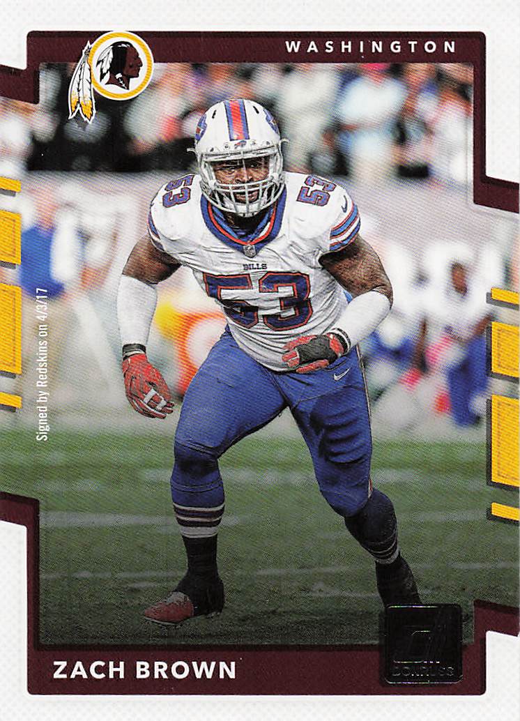 2017 Donruss Football Zach Brown #176