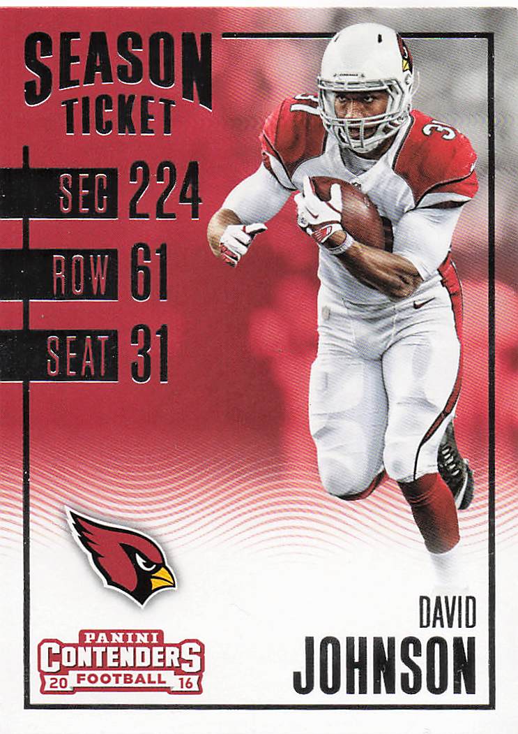 2016 Panini Contenders Football David Johnson #14