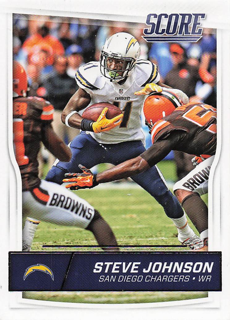 2016 Score Football Steve Johnson #265