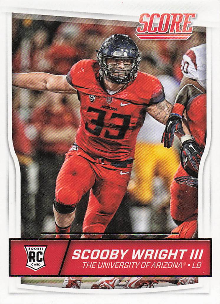 2016 Score Football Scooby Wright III #411 Rookie