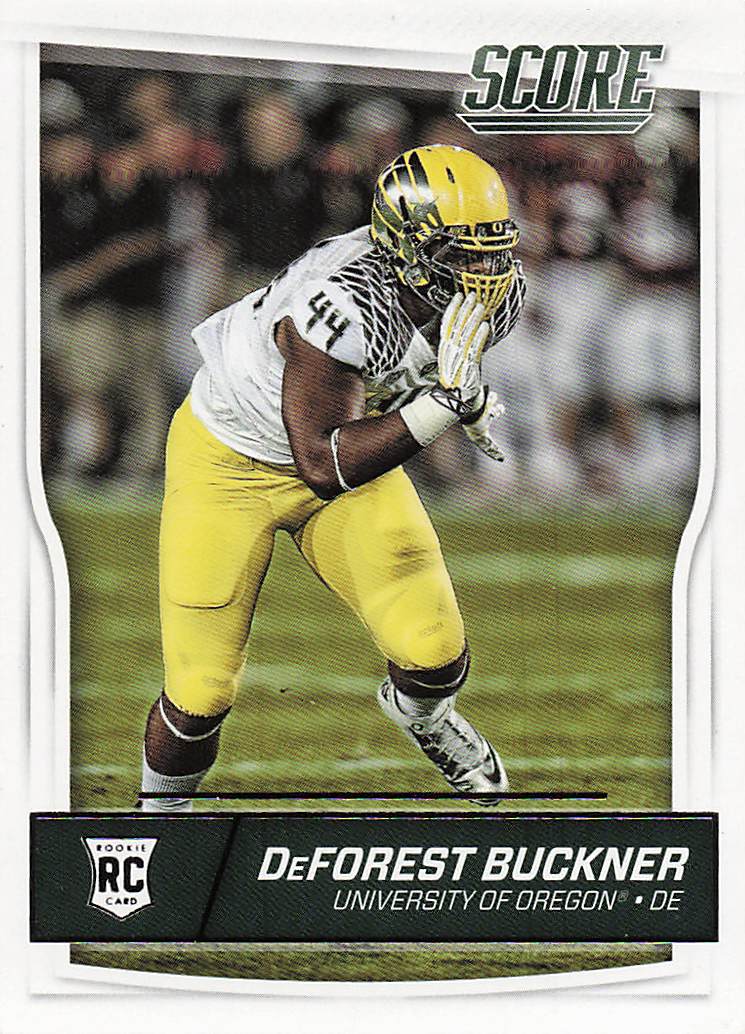 2016 Score Football DeForest Buckner #398 Rookie