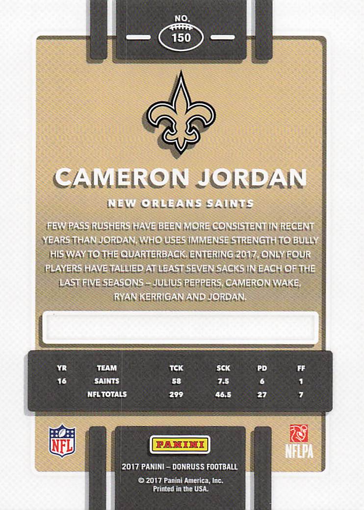 2017 Donruss Football Cameron Jordan #150