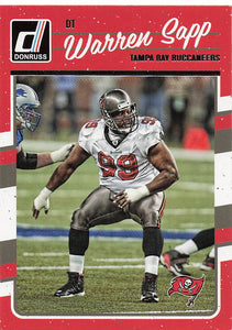 2016 Donruss Football Warren Sapp #281
