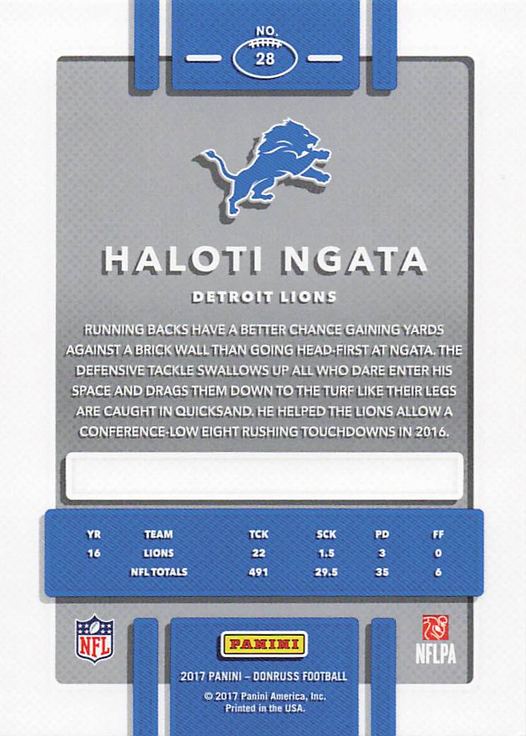 2017 Donruss Football Haloti Ngata #28