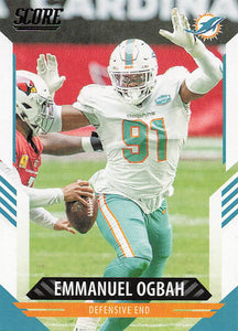 2021 Score Football Emmanuel Ogbah #34