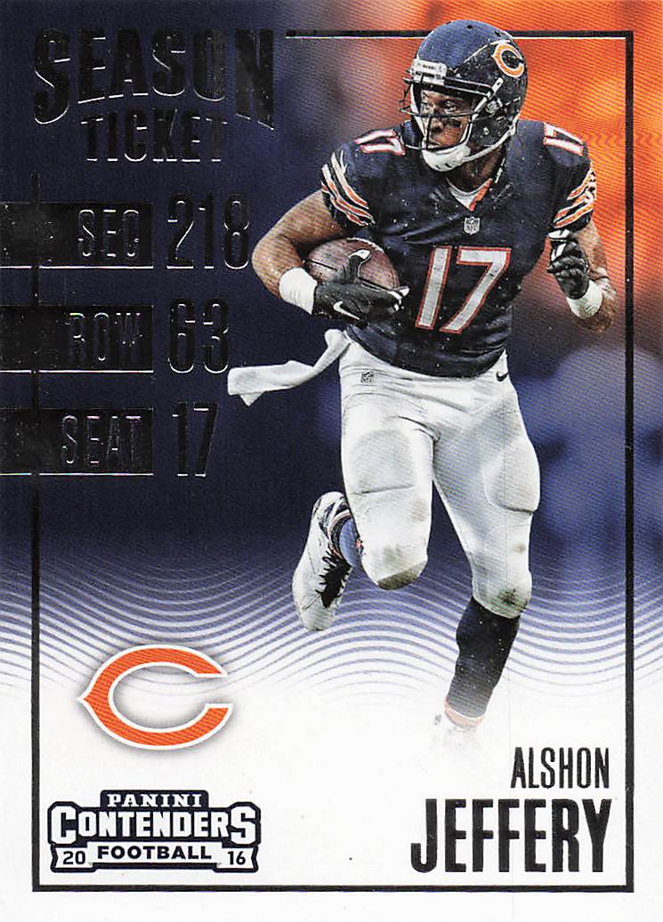 2016 Panini Contenders Football Alshon Jeffery #28
