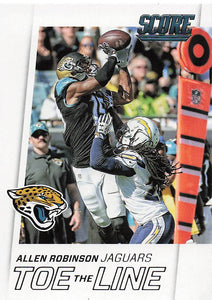 2016 Score Football Toe the Line Allen Robinson #11