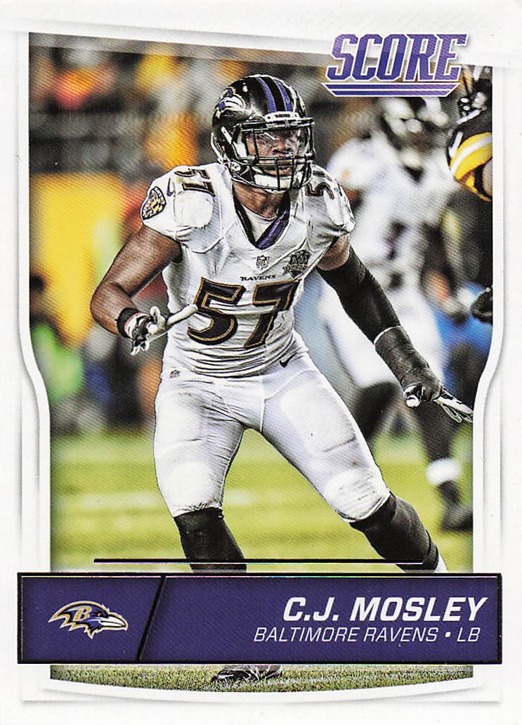 2016 Score Football C.J. Mosley #31