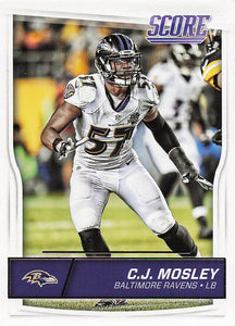 2016 Score Football C.J. Mosley #31