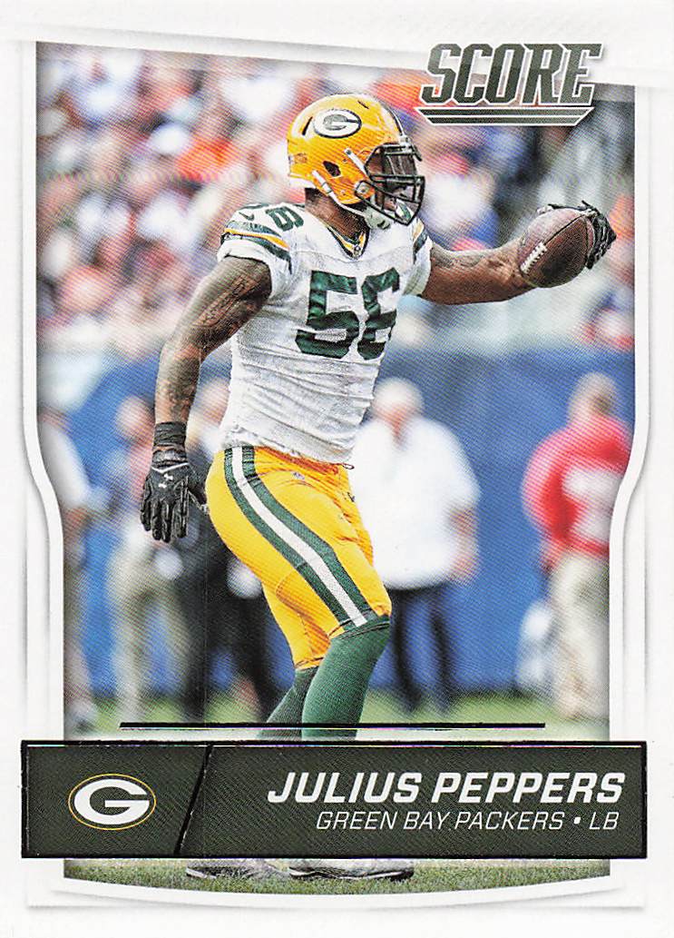 2016 Score Football Scorecard Julius Peppers #126