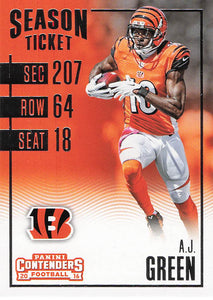 2016 Panini Contenders Football A.J. Green #82