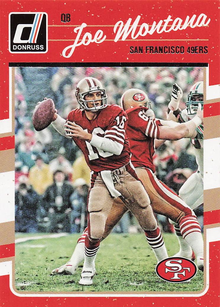 2016 Donruss Football Joe Montana #262