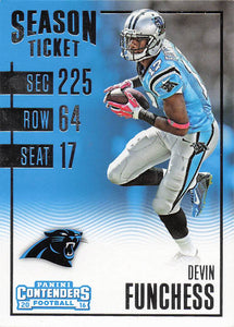2016 Panini Contenders Football Devin Funchess #44