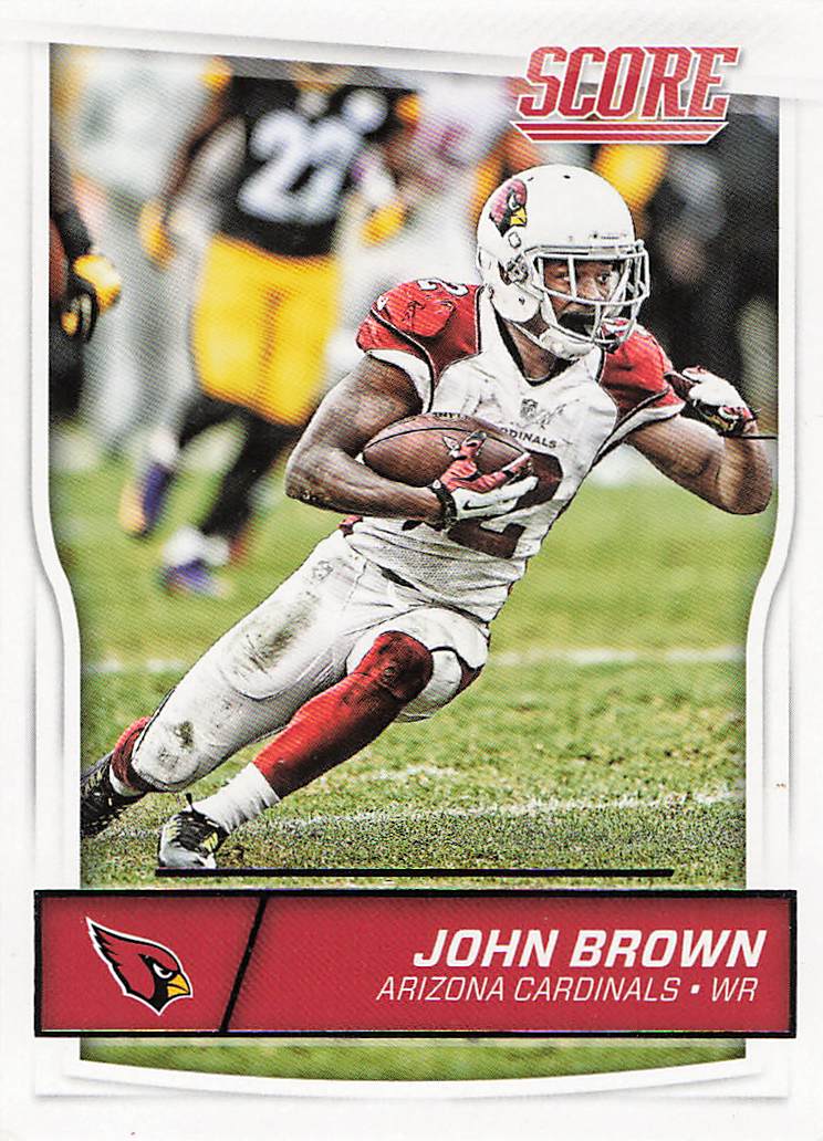 2016 Score Football Scorecard John Brown #5