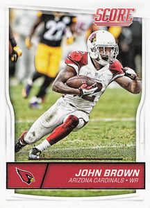 2016 Score Football Scorecard John Brown #5