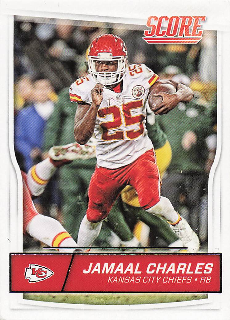 2016 Score Football Jamaal Charles #159