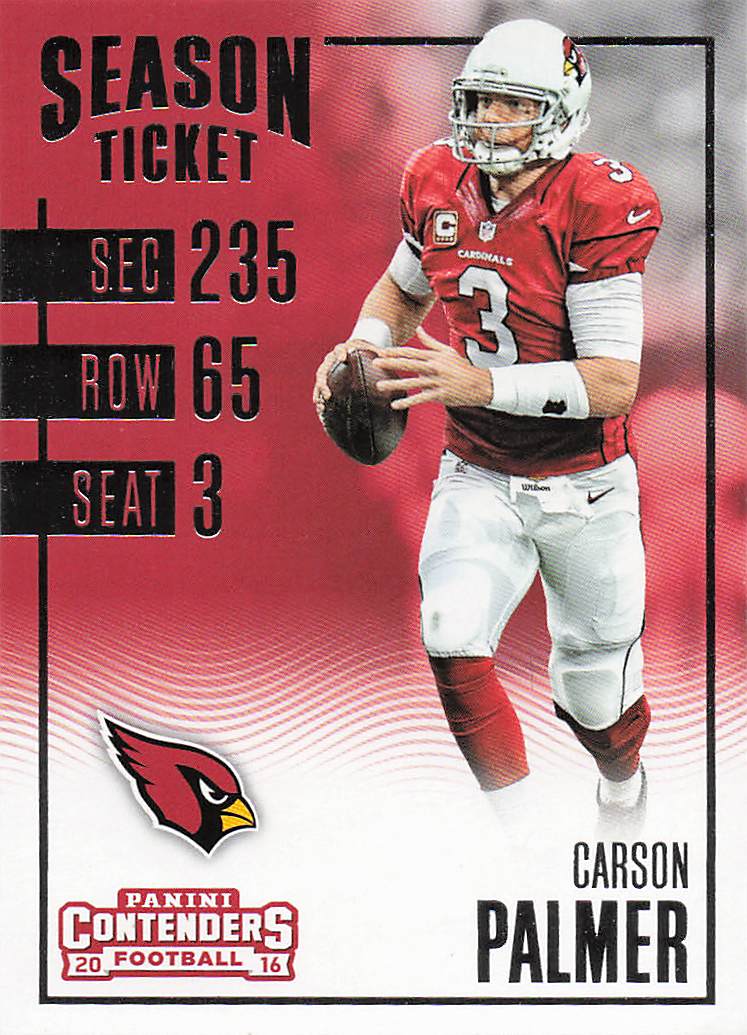 2016 Panini Contenders Football Carson Palmer #13