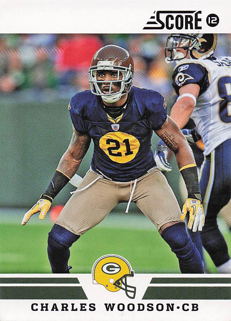 2012 Score Football Charles Woodson #3