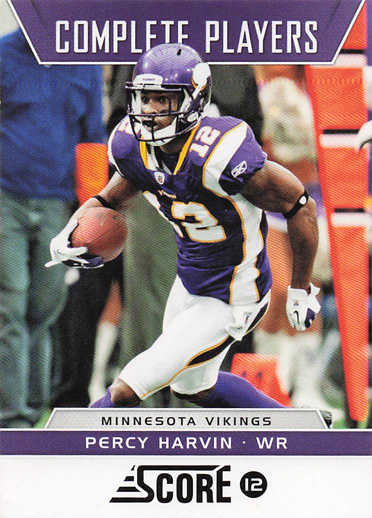 2012 Score Football Complete Players Percy Harvin #4