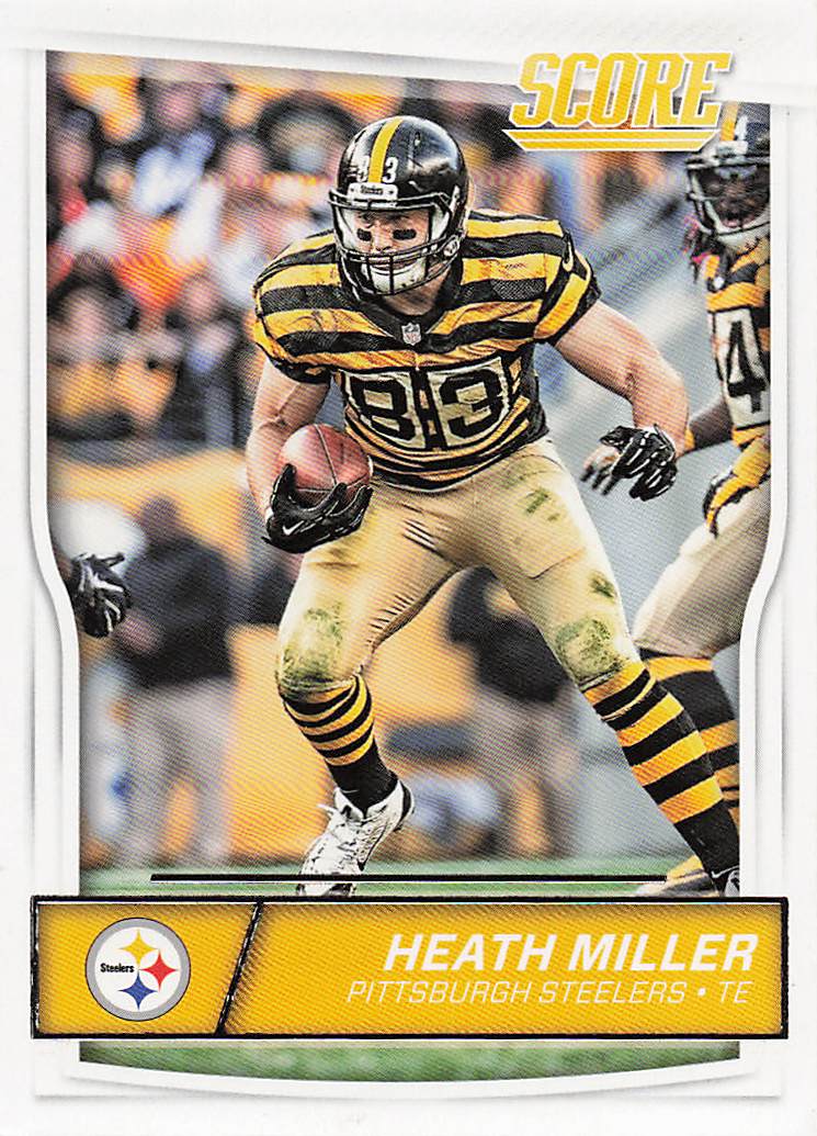 2016 Score Football Scorecard Heath Miller #254