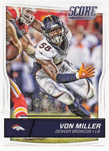 2016 Score Football Von Miller #104