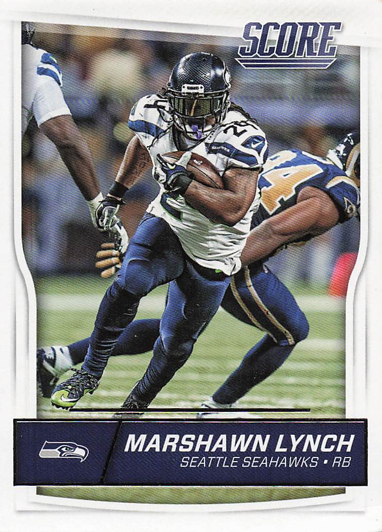 2016 Score Football Marshawn Lynch #282