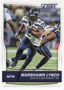 2016 Score Football Marshawn Lynch #282