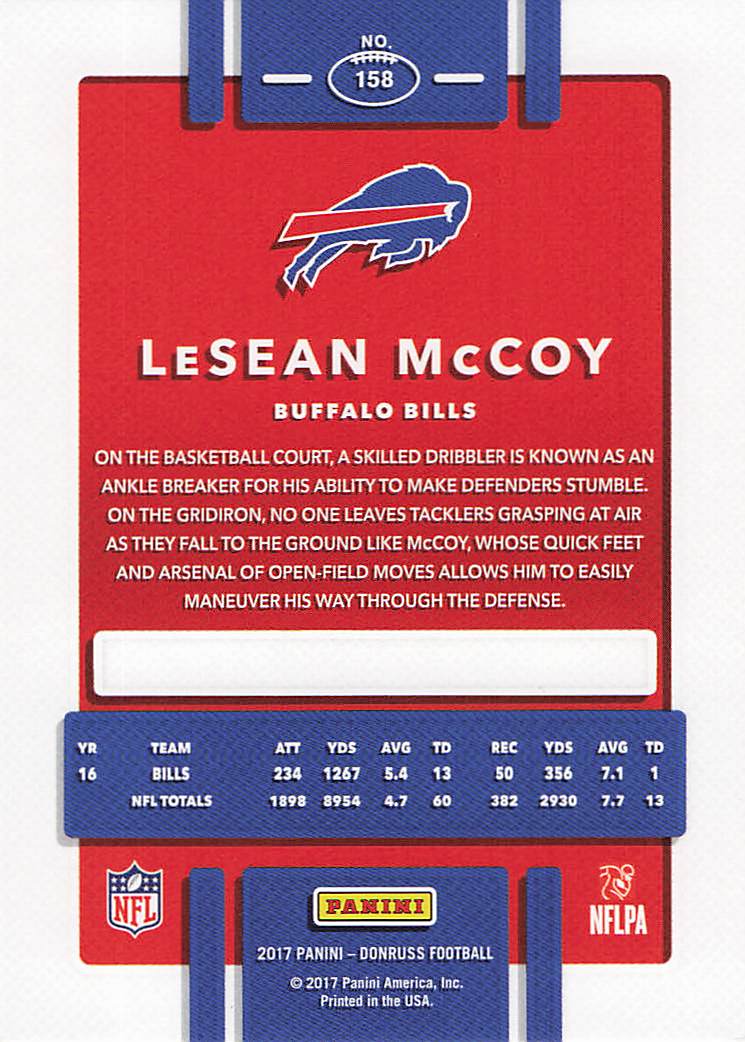 2017 Donruss Football LeSean McCoy #158