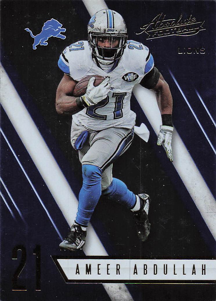2016 Panini Absolute Football Ameer Abdullah #72