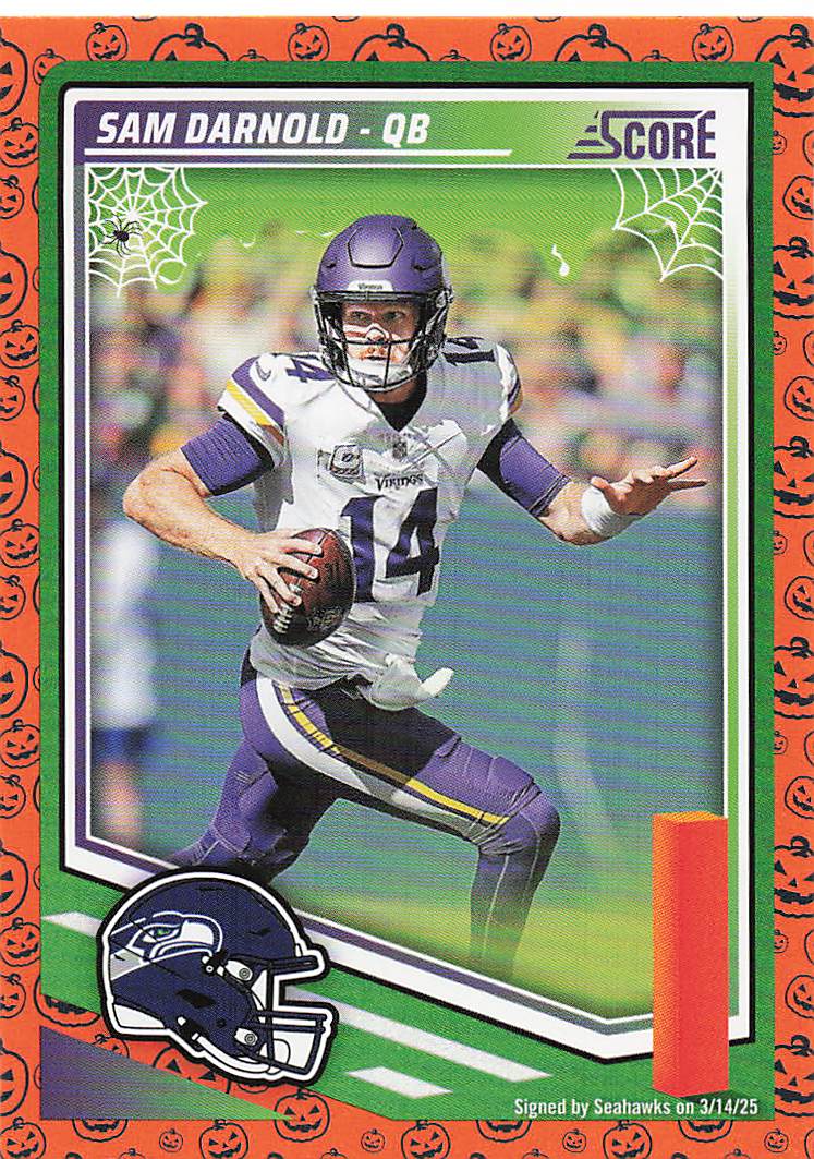 2025 Score-A-Treat Football Sam Darnold #40