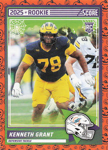 2025 Score-A-Treat Football Kenneth Grant #33 Rookie