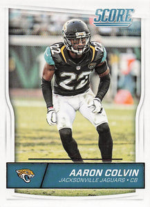 2016 Score Football Aaron Colvin #155