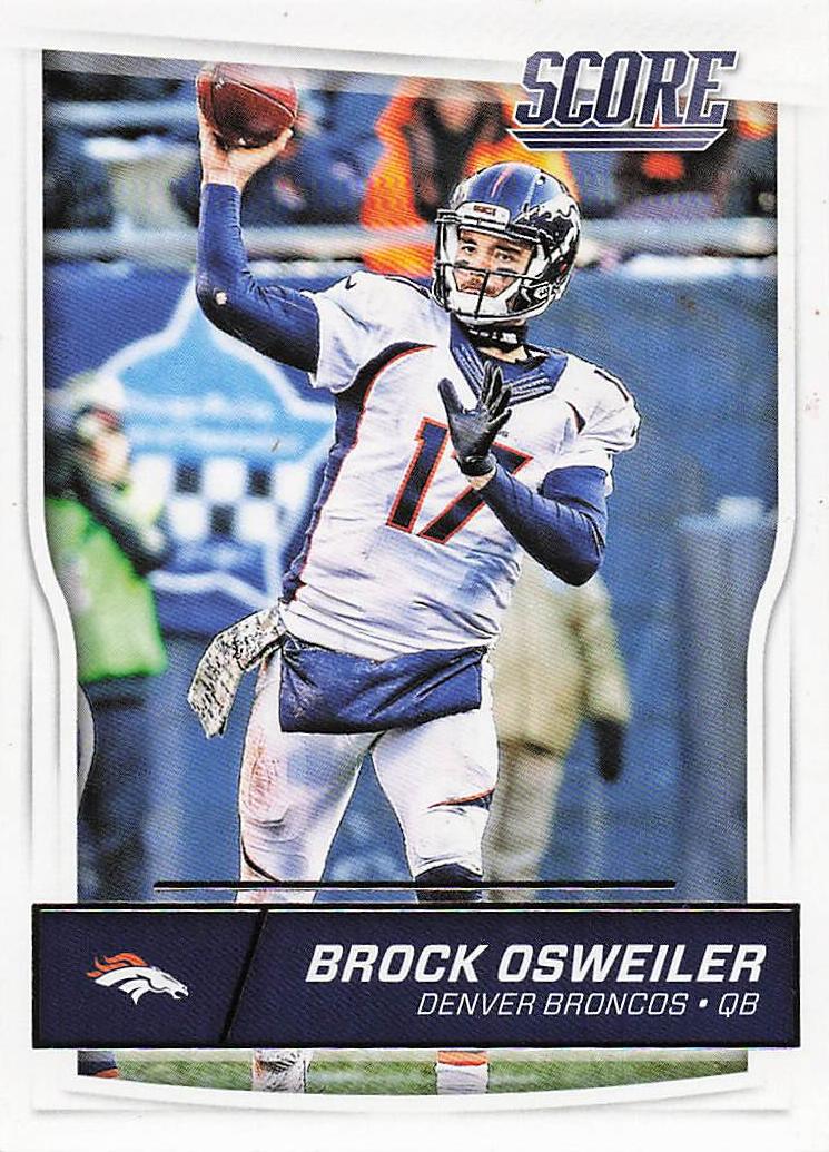 2016 Score Football Brock Osweiler #96
