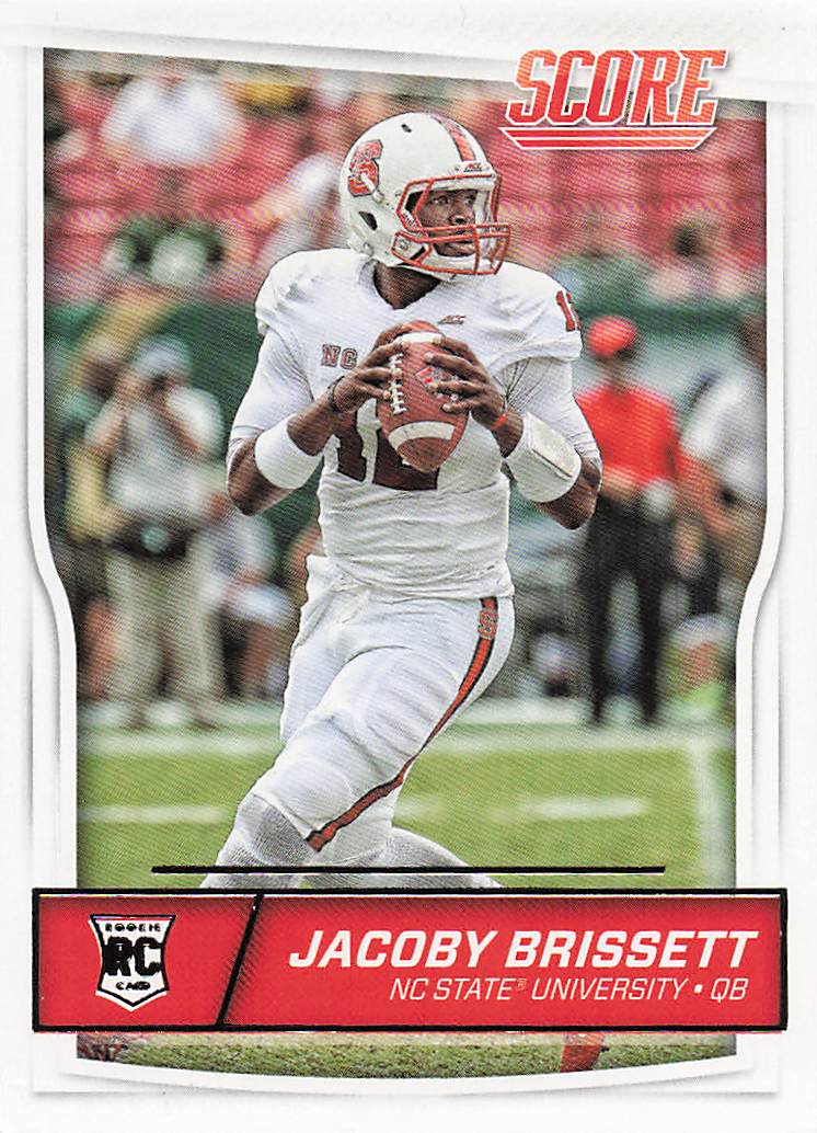 2016 Score Football Jacoby Brissett #339 Rookie