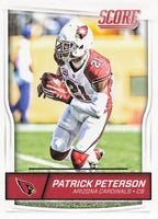 2016 Score Football Scorecard Patrick Peterson #9