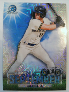 2023 Bowman Baseball Sights on September Mojo Refractors Sal Frelick #SOS-12