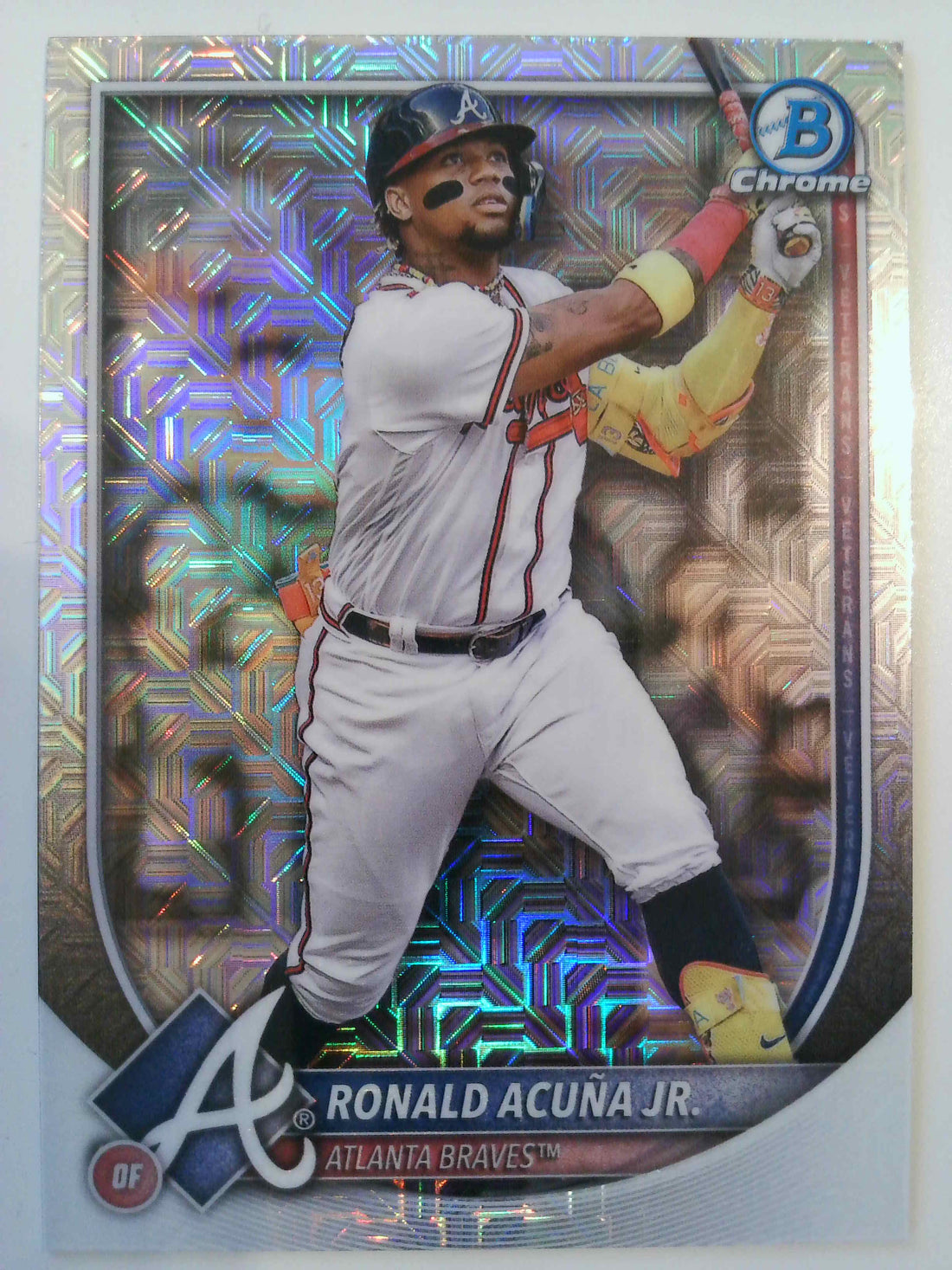 2025 Bowman Chrome Baseball Mojo Refractors Ronald Acuña Jr. #13b