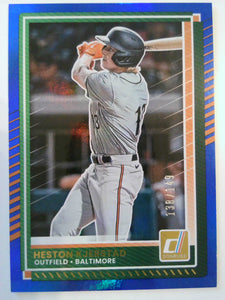 2025 Donruss Baseball Blue 138/149 Heston Kjerstad #8